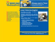 Tablet Screenshot of bruni-versandservice.de